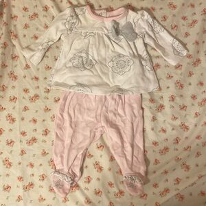 Newborn top with pants set
